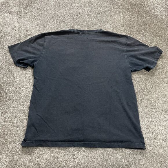 Carhartt K87 Loose Fit T-Shirt Mens Large Blue k Crew Neck Cotton Pocket Tee Top - Picture 2 of 16